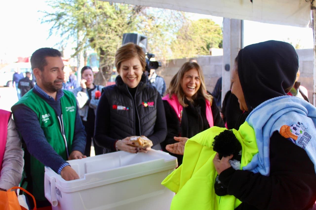 DIF Torreón realiza brigada invernal en el ejido La Partida
