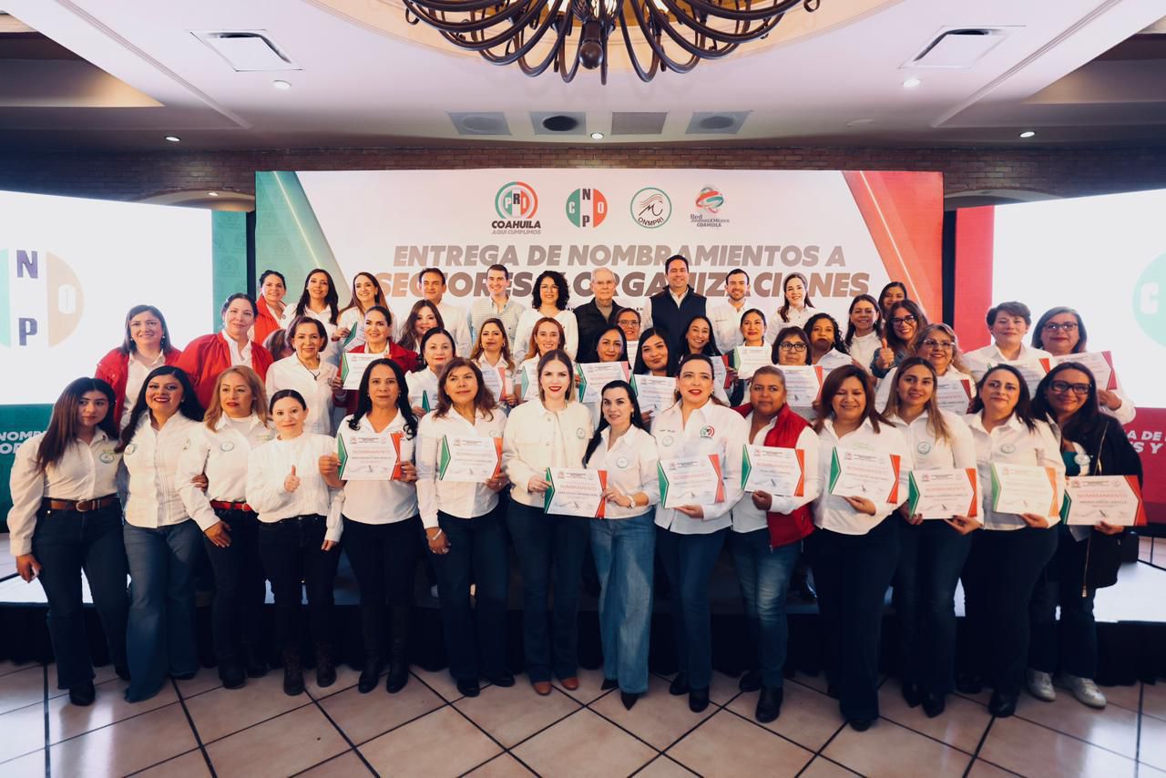 Fortalece PRI Coahuila sus sectores y organizaciones