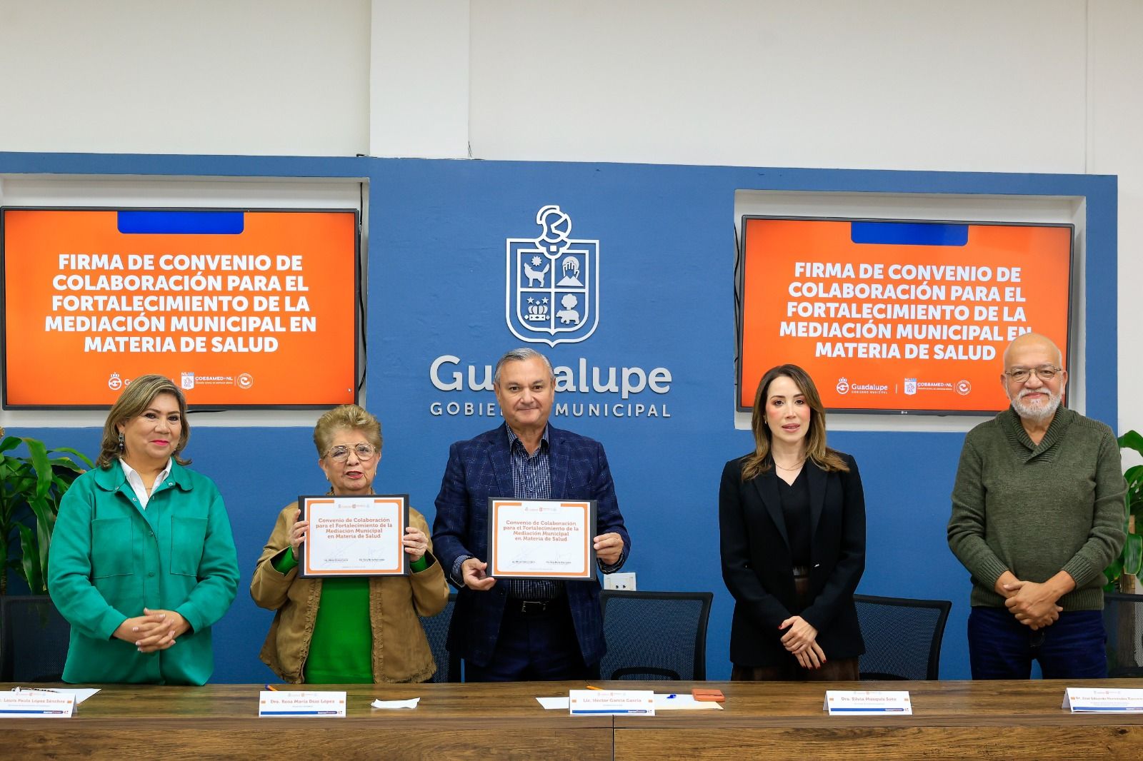 Firman Municipio de Guadalupe y la COESAMED convenio de colaboración